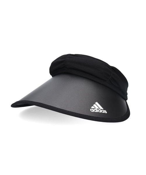 adidas(アディダス)の「【adidas】ADW 2WAY JOCKEY VISOR / 【アディダス】ジョッキーバイザー オーバーライド(サンバイザー・レディース・ブラック/ネイビー・FREE)」の3枚目の写真