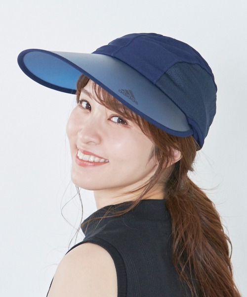 adidas(アディダス)の「【adidas】ADW 2WAY JOCKEY VISOR / 【アディダス】ジョッキーバイザー オーバーライド(サンバイザー・レディース・ブラック/ネイビー・FREE)」の18枚目の写真