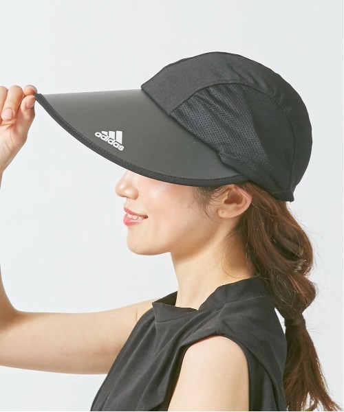 adidas(アディダス)の「【adidas】ADW 2WAY JOCKEY VISOR / 【アディダス】ジョッキーバイザー オーバーライド(サンバイザー・レディース・ブラック/ネイビー・FREE)」の20枚目の写真