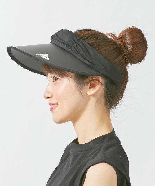 adidas(アディダス)の「【adidas】ADW 2WAY JOCKEY VISOR / 【アディダス】ジョッキーバイザー オーバーライド(サンバイザー・レディース・ブラック/ネイビー・FREE)」の22枚目の写真