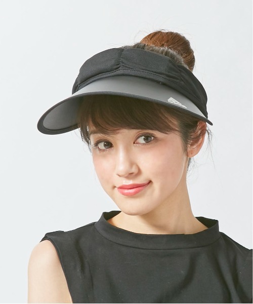 adidas(アディダス)の「【adidas】ADW 2WAY JOCKEY VISOR / 【アディダス】ジョッキーバイザー オーバーライド(サンバイザー・レディース・ブラック/ネイビー・FREE)」の21枚目の写真