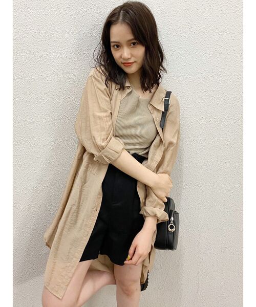 MURUA（ムルーア）の「ルーズオーバーシャツ（シャツ/ブラウス・レディース・ホワイト/ベージュ/ピンク・FREE）」の22枚目の写真