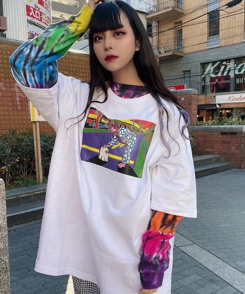 Spinns スピンズ の 原田ちあき Spinns もうどくと泣き女tシャツ Tシャツ カットソー Wear