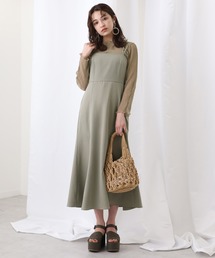 one after another NICE CLAUP | インナーセットロングジャンパースカート(ジャンパースカート)