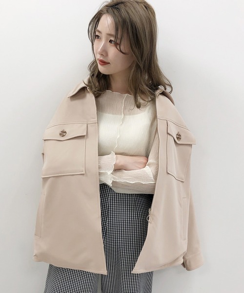 one after another NICE CLAUP(ワンアフターアナザーナイスクラップ)の「インナーセットロングジャンパースカート(ジャンパースカート・レディース・ベージュ/カーキ/ライム・FREE)」の18枚目の写真