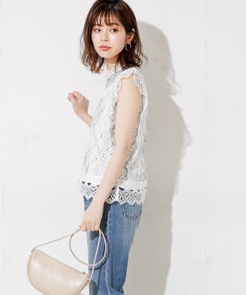 natural couture（ナチュラルクチュール）の「レース切替