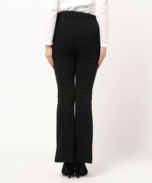 KOBE LETTUCE(コウベレタス)の「フロントスリットフレアパンツ(その他パンツ・レディース・ライトベージュ/ブラック・FREE)」の10枚目の写真