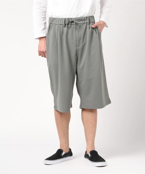 INNOCENT(イノセント)の「梨地7分丈ルーズパンツ(その他パンツ・レディース・チャコールグレー/ブラック/ベージュ/ブラウン/ブルー/グレイッシュベージュ・MEDIUM/LARGE)」の4枚目の写真