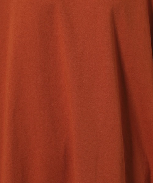 LAKOLE(ラコレ)の「オープンエンドスーパーBIG-Tシャツ / LAKOLE(Tシャツ/カットソー・レディース・バーガンディー/オフホワイト/サンドグレー/ダークブラウン/ブルー・MEDIUM/SMALL)」の8枚目の写真