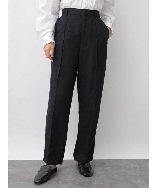 AMERICAN HOLIC（アメリカンホリック）の「センタータックリネンブレンドパンツ　〇＊（その他パンツ・レディース・ブラウン/その他9/ダークネイビー・M/L）」の20枚目の写真