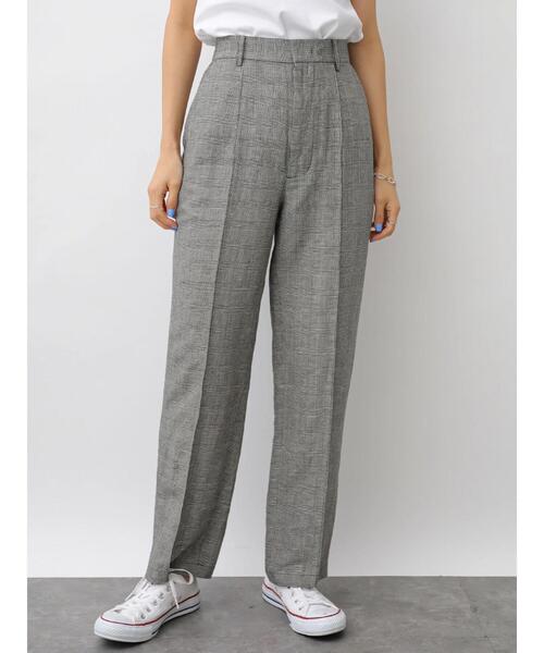 AMERICAN HOLIC（アメリカンホリック）の「センタータックリネンブレンドパンツ　〇＊（その他パンツ・レディース・ブラウン/その他9/ダークネイビー・M/L）」の19枚目の写真