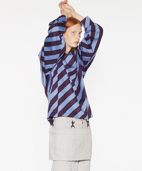 SHAREEF（シャリーフ）の「BIAS LINE JQ L/S PULL OVER（Tシャツ