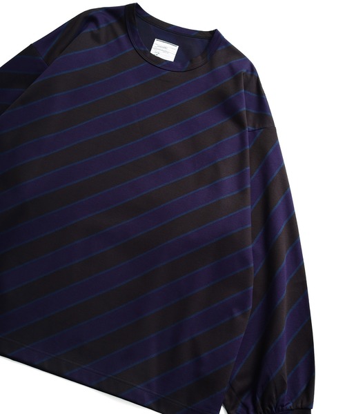 SHAREEF（シャリーフ）の「BIAS LINE JQ L/S PULL OVER（Tシャツ/カットソー・メンズ・ブルー系その他/グリーン系その他/ブラック系その他・3/1/2）」の8枚目の写真