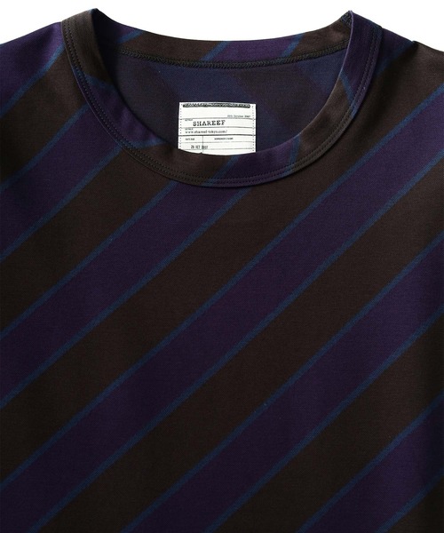 SHAREEF（シャリーフ）の「BIAS LINE JQ L/S PULL OVER（Tシャツ/カットソー・メンズ・ブルー系その他/グリーン系その他/ブラック系その他・3/1/2）」の9枚目の写真