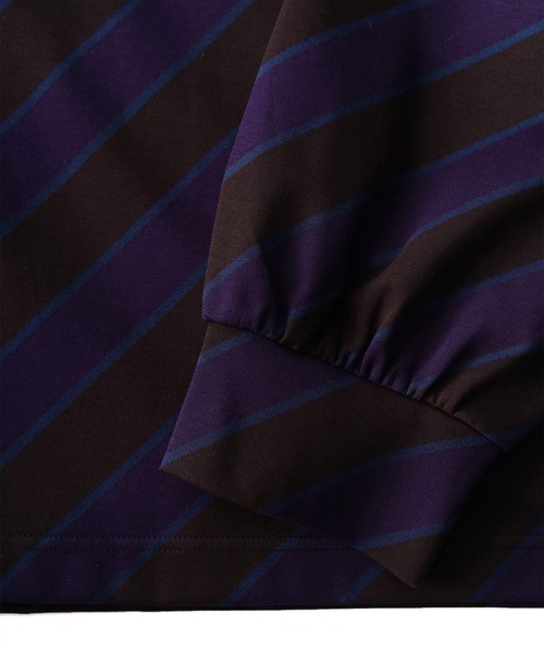 SHAREEF（シャリーフ）の「BIAS LINE JQ L/S PULL OVER（Tシャツ/カットソー・メンズ・ブルー系その他/グリーン系その他/ブラック系その他・3/1/2）」の10枚目の写真