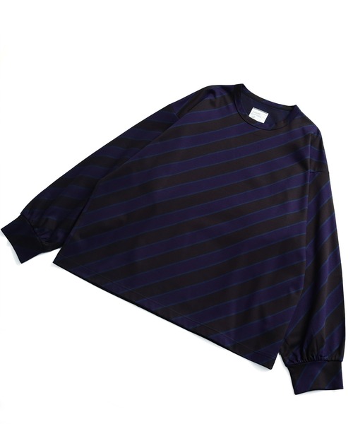 SHAREEF（シャリーフ）の「BIAS LINE JQ L/S PULL OVER（Tシャツ/カットソー・メンズ・ブルー系その他/グリーン系その他/ブラック系その他・3/1/2）」の11枚目の写真