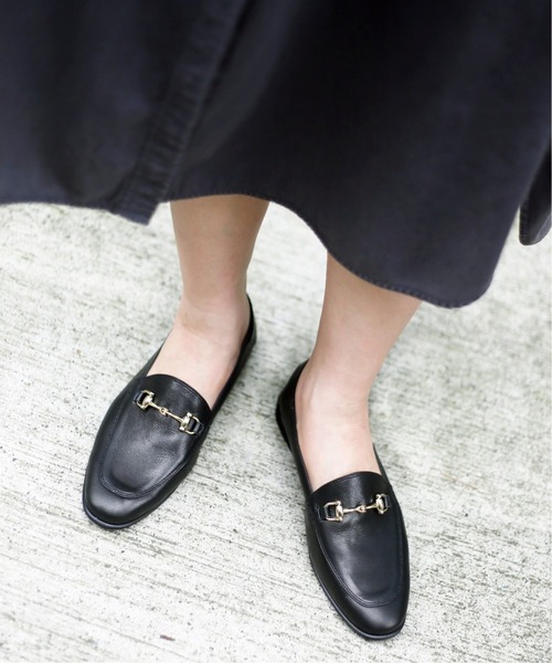 LE TALON（ルタロン）の「GRISE レザービットバブーシュ