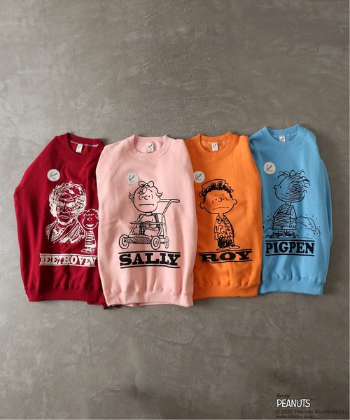 希少　完売品　peanuts × relume　スウェット　ビンテージ　Mサイズ JOURNAL STANDARD relume tシャツ PEANUTS × SPORTS WEAR by