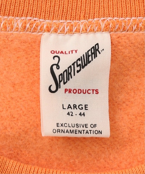 ビンテージピーナッツ　スウェット　sportswear製　オレンジ Vintage PEANUTS（ビンテージピーナッツ）の「【PEANUTS×SPORTS