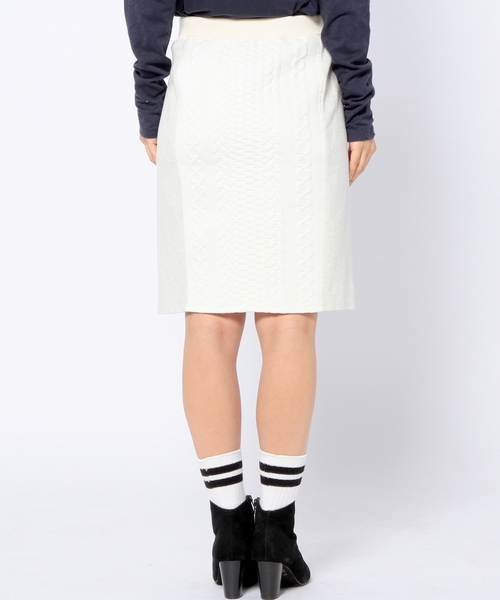 Another Edition（アナザーエディション）の「フクレジャカードカットスカート/AE フクレ JQ CUT SK◆（スカート・レディース・オフホワイト/ブラック/ダークグレー・フリー）」の10枚目の写真