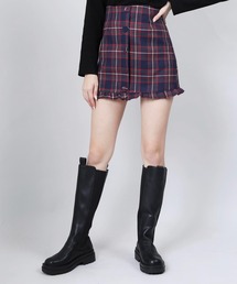 WC | WC/チェックフリルスカパン(スカート)