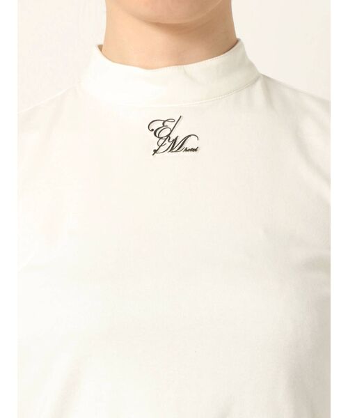 EATME（イートミー）の「ハイネックロゴTOP（Tシャツ/カットソー
