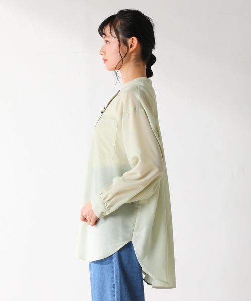 Honeys（ハニーズ）の「バンドカラーシャツ（シャツ/ブラウス）」 - WEAR