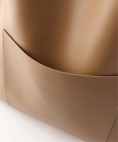 Simplicite（サンプリシテ）の「ソフトギャザーワンハンドルトートバッグ◆（トートバッグ・レディース・アイボリー/グレー/ベージュ・FREE）」の9枚目の写真