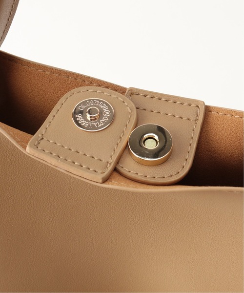 Simplicite（サンプリシテ）の「ソフトギャザーワンハンドルトートバッグ◆（トートバッグ・レディース・アイボリー/グレー/ベージュ・FREE）」の12枚目の写真