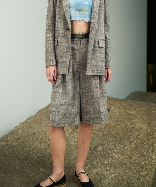 ＜Steven Alan＞COTTON HALF PANTS/パンツ Steven Alan（スティーブンアラン）の「＜Steven Alan＞TUCK