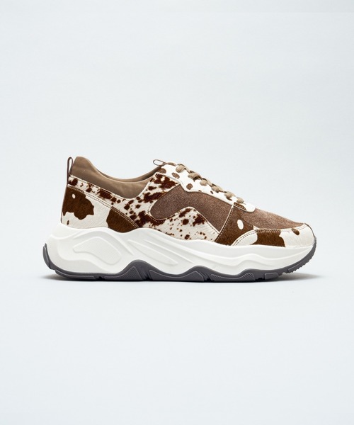 Lucida（ルシーダ）の「Canopus/厚底アニマルスニーカー（スニーカー・レディース・ホワイト/ブラック/ベージュ/グレー/アイボリー/その他2/レオパード/アニマル/パイソン/ブラック系1/その他/ナチュラル/ピンクベージュ/ブラウン系その他・40/38/39/36/37/35）」の16枚目の写真