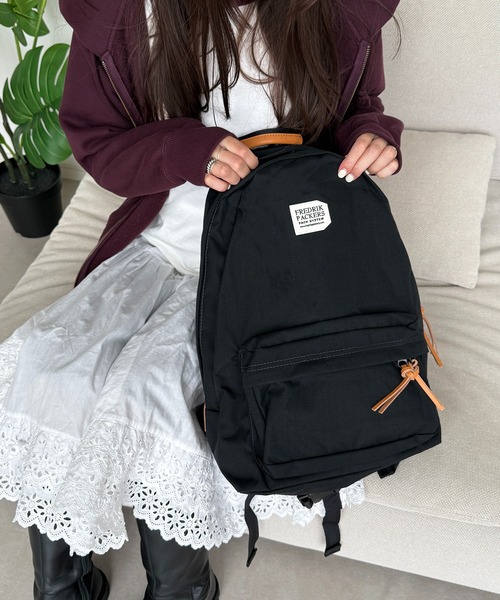 FREDRIK PACKERS（フレドリックパッカーズ）の「【FREDRIK PACKERS】500D DAY PACK デイパック バックパック リュック フレドリックパッカーズ（バックパック/リュック・レディース・ブラック/グレー/ネイビー/ベージュ/マルチ/オリーブ・FREE）」の17枚目の写真