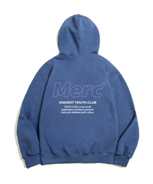ACOVER(オコボ)の「A'GEM/9 × .kom『ACOVER/オコボ』YOUTH MERC CLUB HOODIE/(裏起毛) 英字バックデザイン フーディー(パーカー・レディース・ライトブルー/ブルー/ブラック/グレー・M)」の19枚目の写真