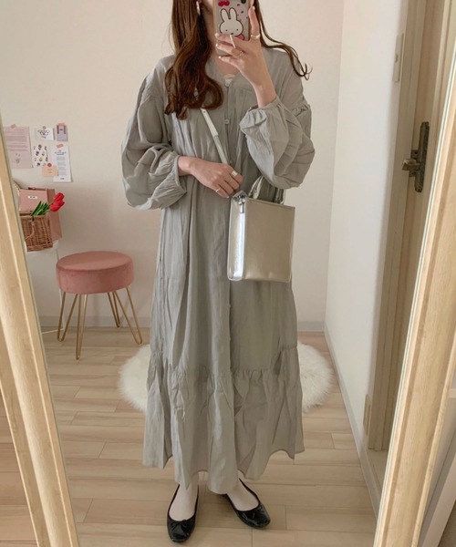 ワンピースバックリボンボリュームギャザーワンピース ワンピース Archives アルシーヴ のファッション