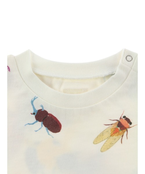 INSECT COLLECTION(インセクトコレクション)の「抗ウイルス・抗菌・防汚・消臭ランダム昆虫大集合Tシャツ(Tシャツ/カットソー・キッズ・オフホワイト・XL/S/L/M)」の4枚目の写真