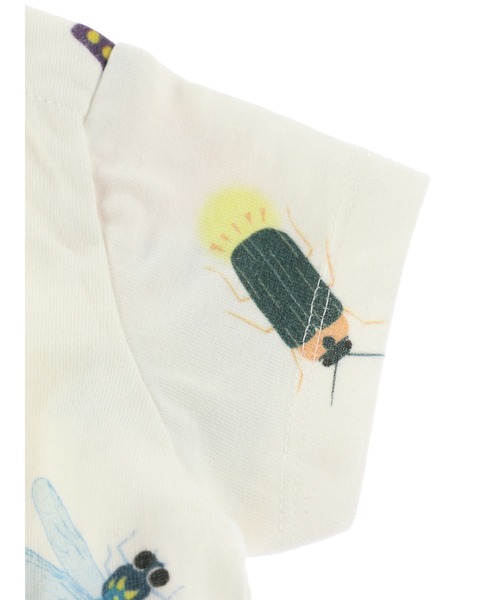 INSECT COLLECTION(インセクトコレクション)の「抗ウイルス・抗菌・防汚・消臭ランダム昆虫大集合Tシャツ(Tシャツ/カットソー・キッズ・オフホワイト・XL/S/L/M)」の6枚目の写真