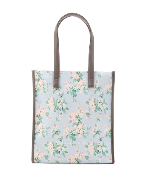 LAURA ASHLEY(ローラアシュレイ)の「フローラルタテ型トートバッグ(トートバッグ・レディース・ピンク系5/ホワイト系1/サックスブルー系・00)」の2枚目の写真