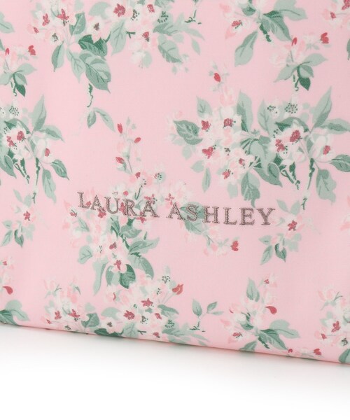 LAURA ASHLEY(ローラアシュレイ)の「フローラルタテ型トートバッグ(トートバッグ・レディース・ピンク系5/ホワイト系1/サックスブルー系・00)」の7枚目の写真