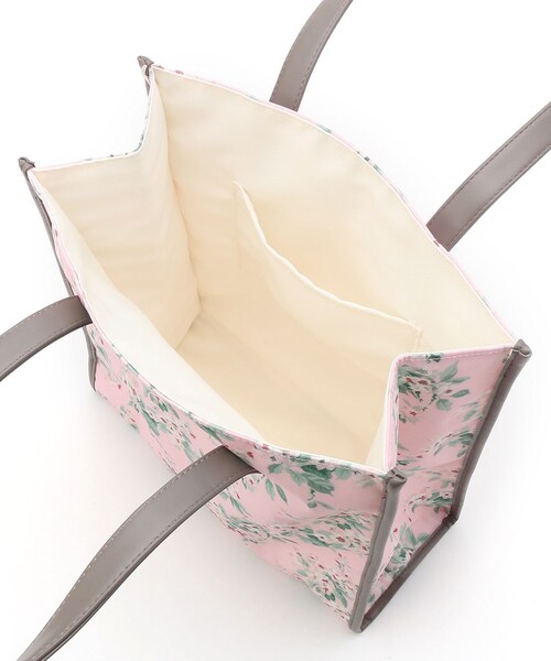 LAURA ASHLEY(ローラアシュレイ)の「フローラルタテ型トートバッグ(トートバッグ・レディース・ピンク系5/ホワイト系1/サックスブルー系・00)」の8枚目の写真
