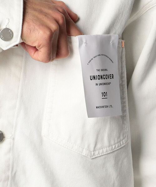 Traditional Weatherwear（トラディショナルウェザーウェア）の「【TRADITIONAL WEATHERWEAR/トラディショナル ウェザーウェア】UNIONCOVER 101（カバーオール・メンズ・アイボリー・36/38）」の7枚目の写真