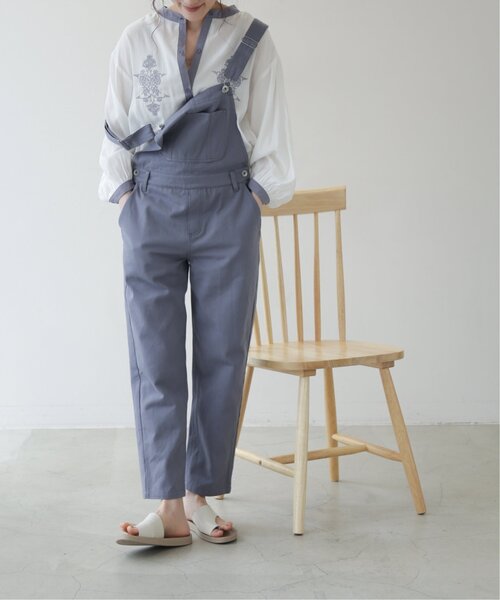 frames RAY CASSIN(フレームスレイカズン)の「【WEB限定】配色バンドカラー刺繍ブラウス(シャツ/ブラウス・レディース・キナリ/オフホワイト/グレイッシュベージュ・FREE)」の19枚目の写真