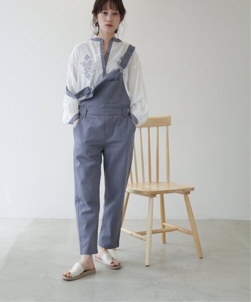 frames RAY CASSIN(フレームスレイカズン)の「【WEB限定】配色バンドカラー刺繍ブラウス(シャツ/ブラウス・レディース・キナリ/オフホワイト/グレイッシュベージュ・FREE)」の21枚目の写真