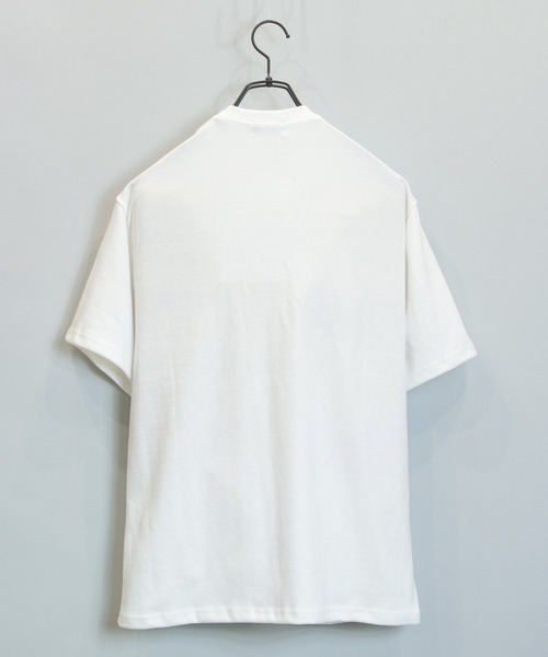 muahmuah(ムーアムーア)の「MUAHMUAH-フロント・発砲ロゴ-SSTEE/ムアムア(Tシャツ/カットソー・レディース・ホワイト/ブラック/ブルー/ネイビー・FREE)」の7枚目の写真