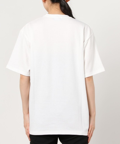 muahmuah(ムーアムーア)の「MUAHMUAH-フロント・発砲ロゴ-SSTEE/ムアムア(Tシャツ/カットソー・レディース・ホワイト/ブラック/ブルー/ネイビー・FREE)」の8枚目の写真