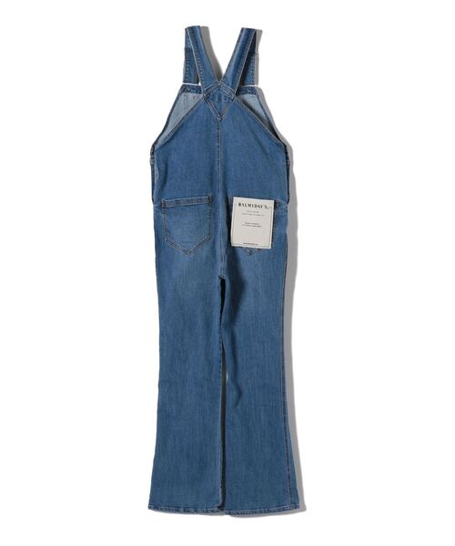 SHIPS（シップス）の「BALMYDAYS:デニムオーバーオール（サロペット/オーバーオール・レディース・ブルー/ライトブルー・SMALL/MEDIUM）」の4枚目の写真