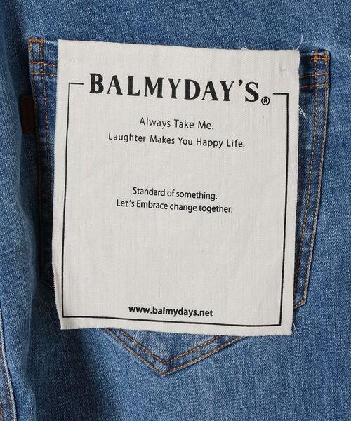 SHIPS（シップス）の「BALMYDAYS:デニムオーバーオール（サロペット/オーバーオール・レディース・ブルー/ライトブルー・SMALL/MEDIUM）」の10枚目の写真