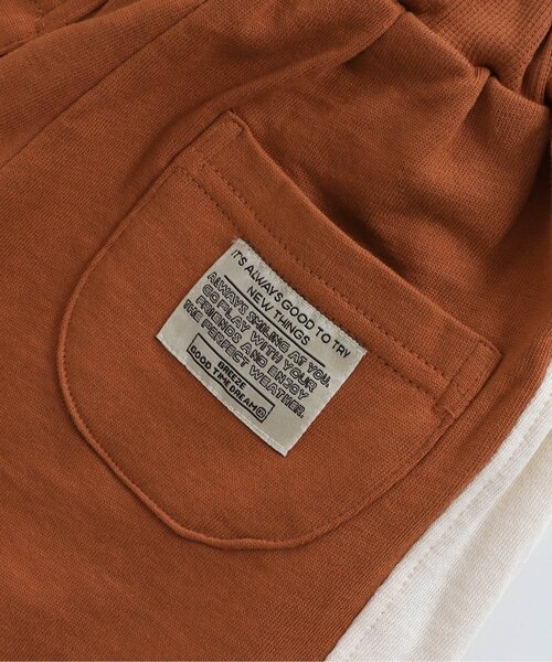 BREEZE（ブリーズ）の「カットソーラインパンツ 4分丈（その他パンツ・キッズ・オレンジ/グリーン/ブラック・110/120/90/80/100/140/130）」の14枚目の写真