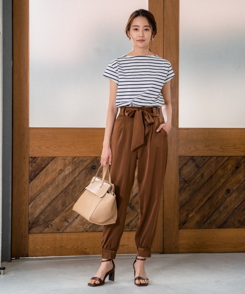 Andemiu（アンデミュウ）の「フレンチボーダーカットソー949667（Tシャツ/カットソー・レディース・ホワイト/ベージュ/ネイビー・FREE）」の15枚目の写真