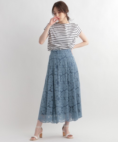 Andemiu（アンデミュウ）の「フレンチボーダーカットソー949667（Tシャツ/カットソー・レディース・ホワイト/ベージュ/ネイビー・FREE）」の16枚目の写真