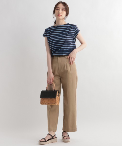 Andemiu（アンデミュウ）の「フレンチボーダーカットソー949667（Tシャツ/カットソー・レディース・ホワイト/ベージュ/ネイビー・FREE）」の22枚目の写真